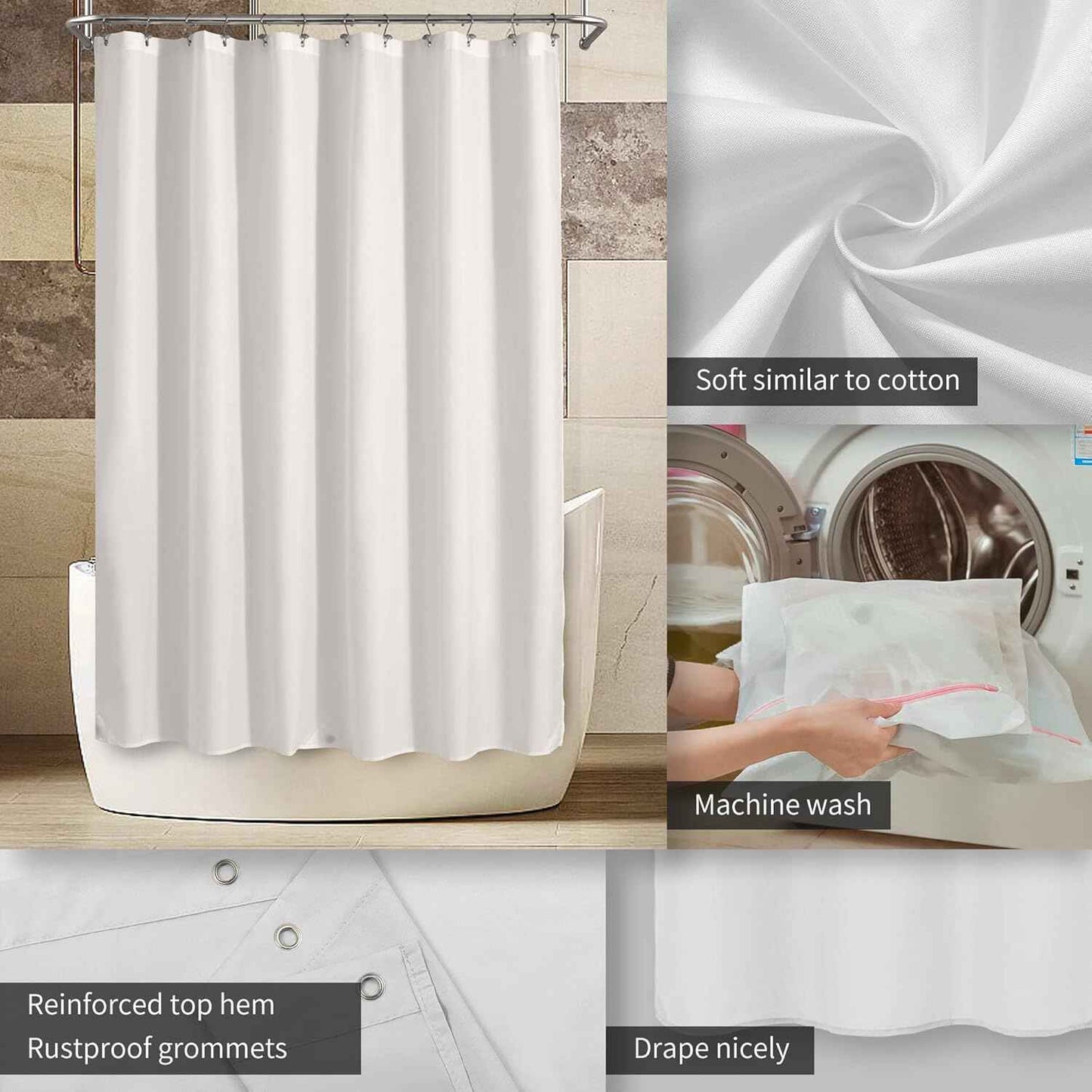 Waterproof-Shower Curtain
