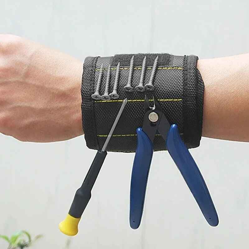 Black magnetic wristband