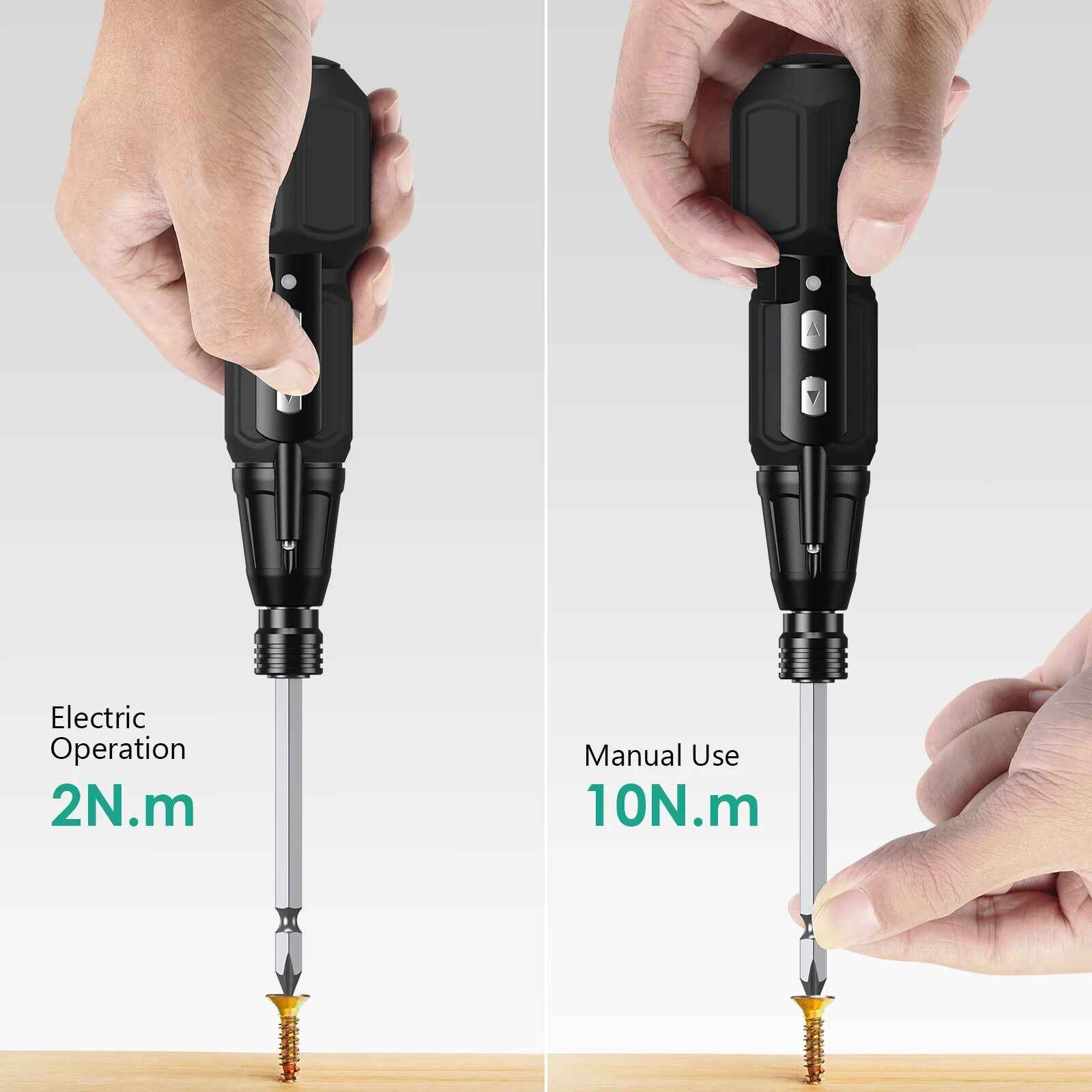 Two electric screwdriver