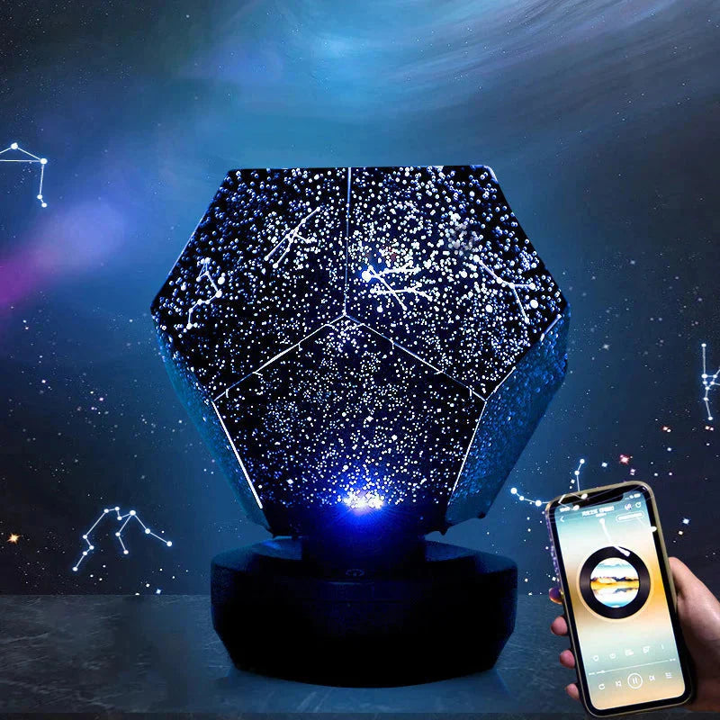 starry nightlight with star projector